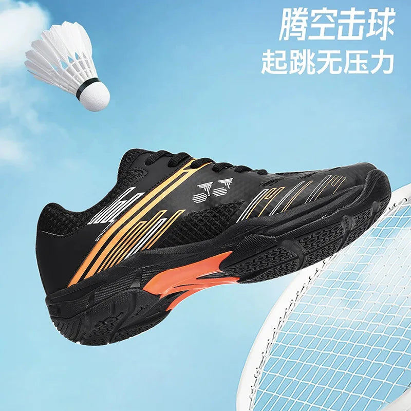 Men's Lightweight Summer Autumn Sports Padel Shoes Badminton Tennis Competition Sneakers Shock-Absorbing Features Mesh EVA