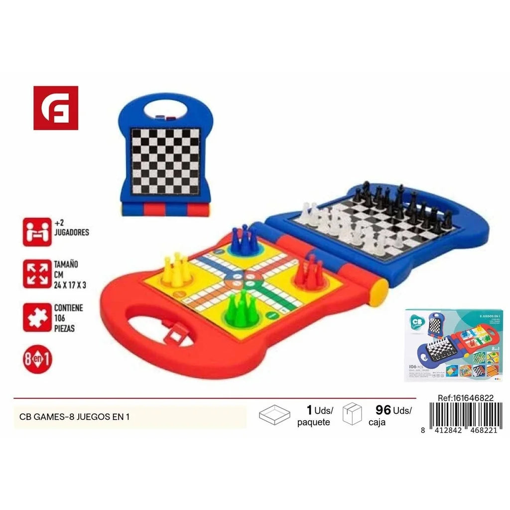 8-in-1 Game Set - Board Games