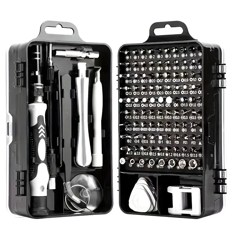 115-in-1 Manual Screwdriver Tool Set Precision Screwdriver Bit Set Magnetic Electronic Repair Tool Set