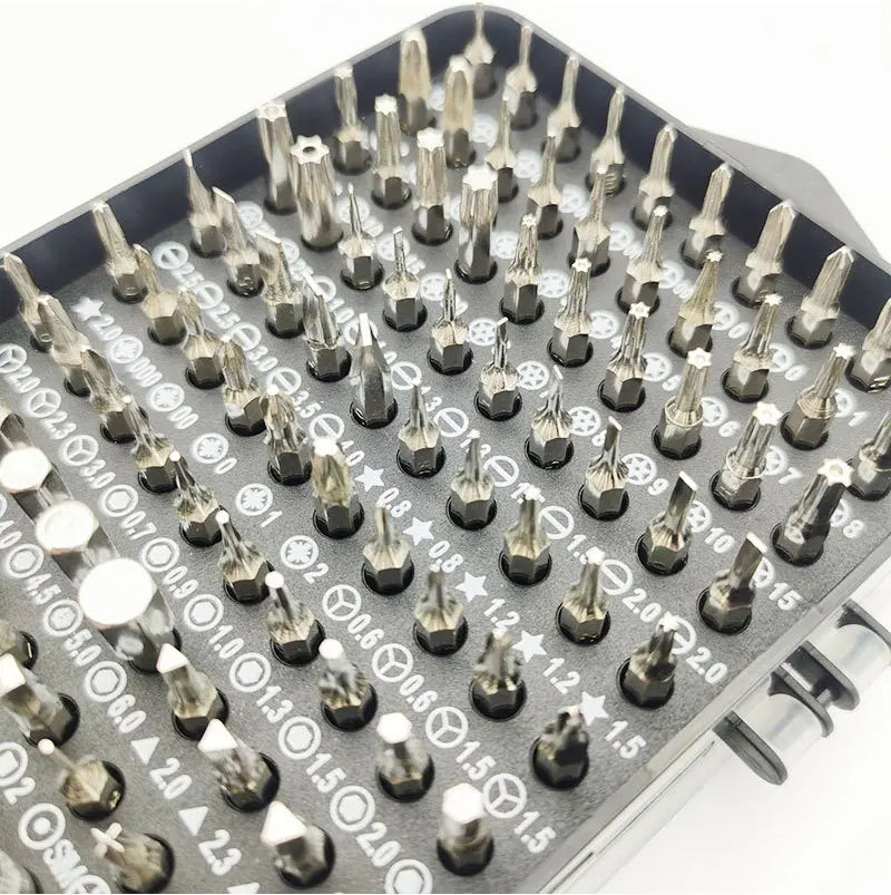 115-in-1 Manual Screwdriver Tool Set Precision Screwdriver Bit Set Magnetic Electronic Repair Tool Set