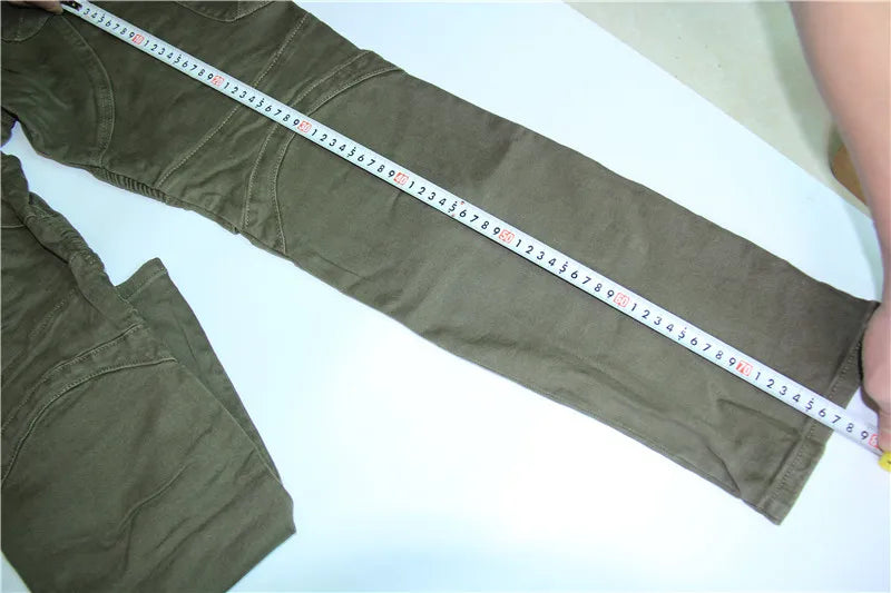 Pantalones vaqueros para motocicleta, Pantalones para Hombre, pantalones vaqueros con plumas, versión estándar, Pantalones para montar en coche, Pantalón para montar en verano