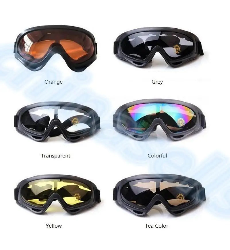 1 Uds. Gafas de esquí a prueba de viento para invierno, gafas para deportes al aire libre cs, gafas de esquí UV400, gafas de sol a prueba de polvo para Moto y ciclismo