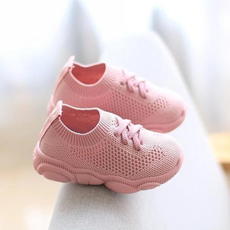 Zapatillas de deporte para niños, zapatos antideslizantes de fondo suave, zapatillas de deporte para bebés, zapatos planos informales de talla para niños y niñas, zapatos deportivos para primavera y verano