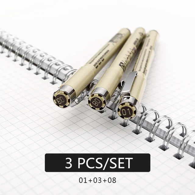 Set Bolígrafos Fineliner Neelde - 9 Piezas Dibujo Técnico 0.05-1.0mm