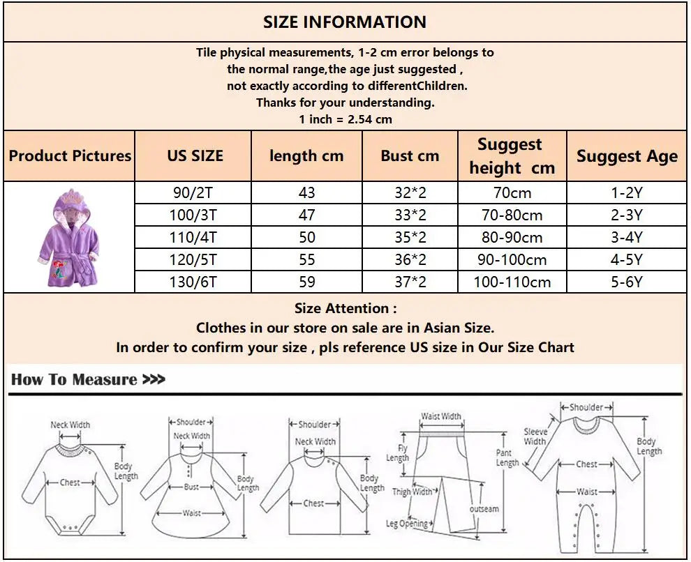 Nuevo Pijama de otoño e invierno para niños, Pijama Infantil de Minnie, Pijama cálido para niñas, pijamas de franela, ropa de dormir de animales para niñas, bata