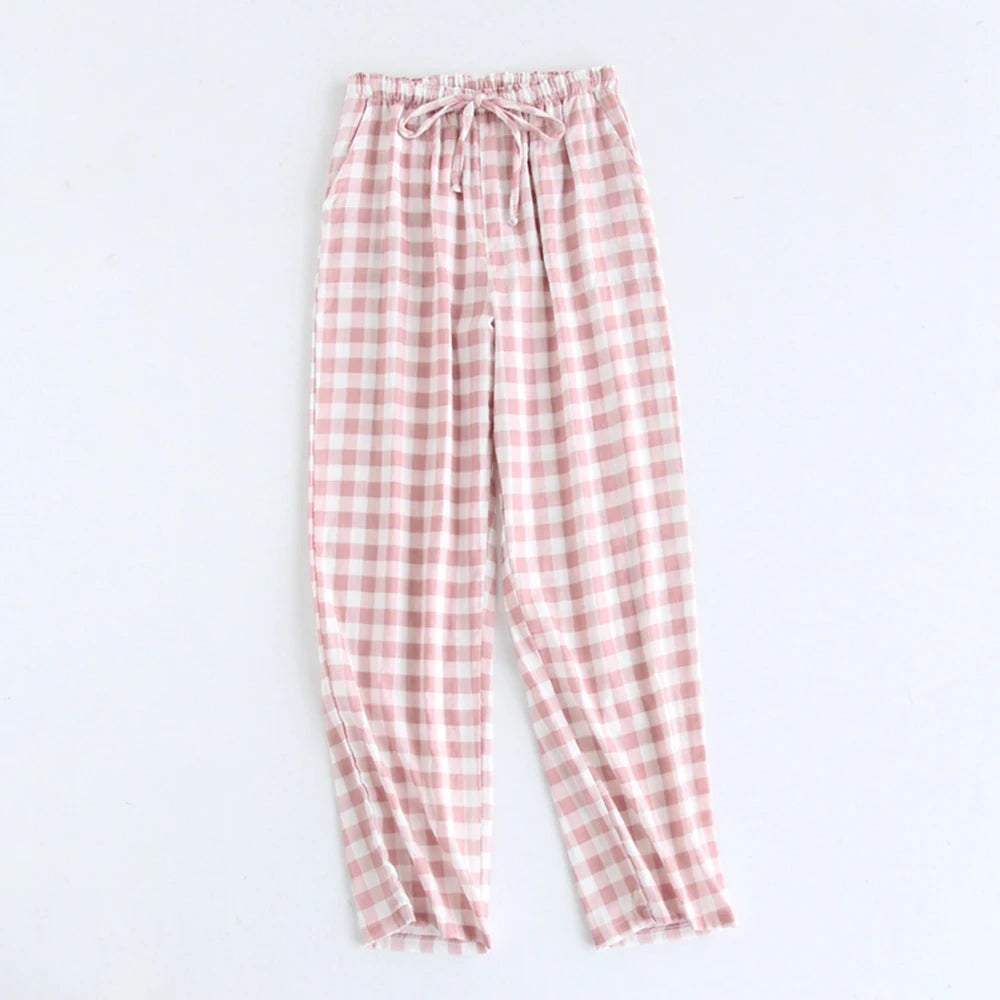 Pijamas de invierno, pantalones de Casa para mujer, pantalones elásticos, Pijamas holgados y cálidos y gruesos, pantalones, ropa de dormir estampada, ropa de dormir de otoño