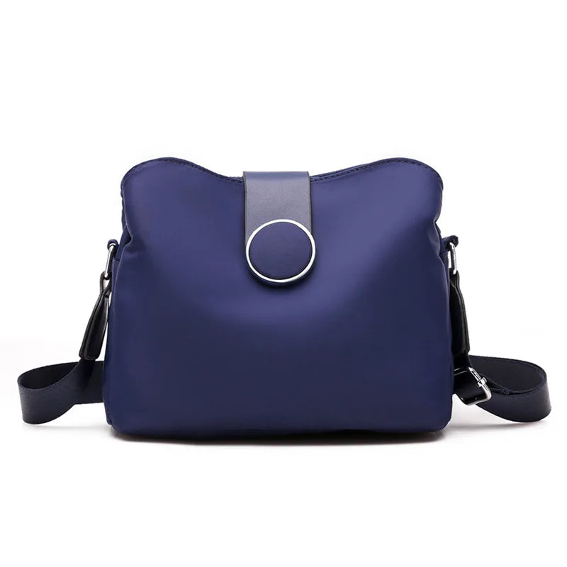 Bolso de hombro impermeable de nailon Vintage para mujer, bandolera de moda, Bolso de mensajero Simple, Bolso diario para mujer, Bolso de viaje para mujer