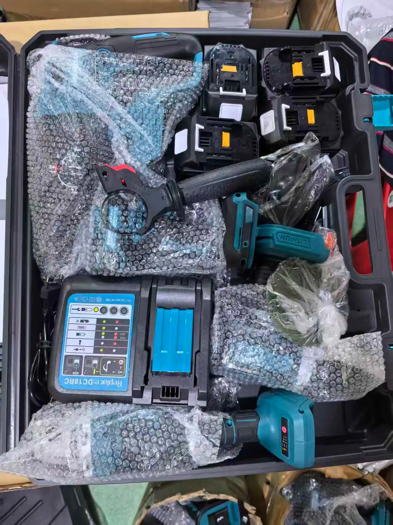 Power Tool Combination Sets Torque Electric Impact Wrench Battery Power Impact Driver Combo