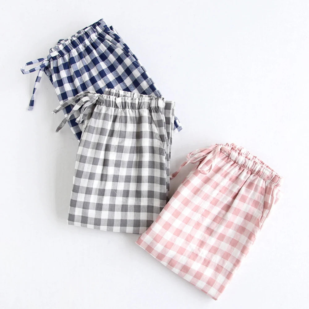 Pijamas de invierno, pantalones de Casa para mujer, pantalones elásticos, Pijamas holgados y cálidos y gruesos, pantalones, ropa de dormir estampada, ropa de dormir de otoño