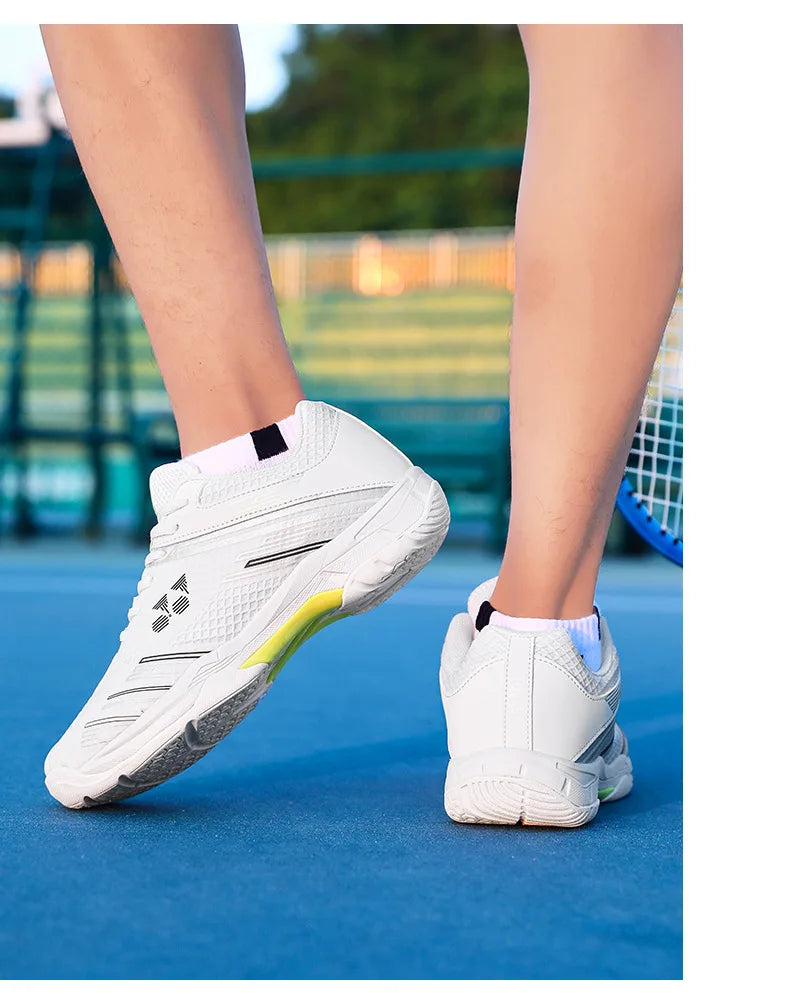 Men's Lightweight Summer Autumn Sports Padel Shoes Badminton Tennis Competition Sneakers Shock-Absorbing Features Mesh EVA