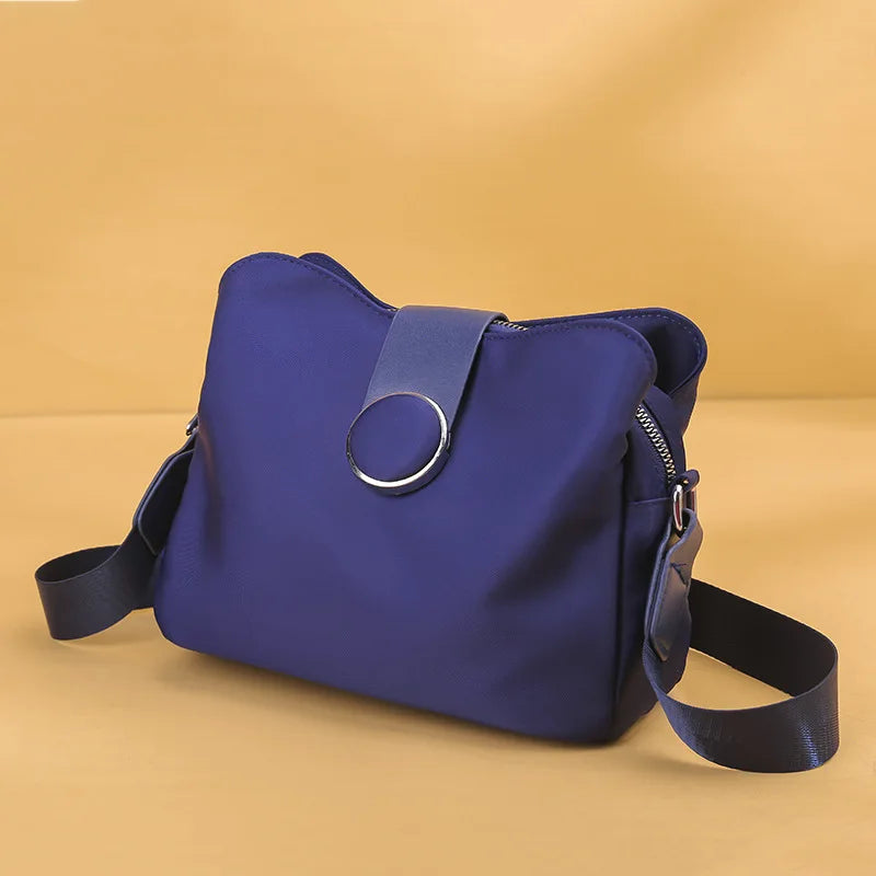 Bolso de hombro impermeable de nailon Vintage para mujer, bandolera de moda, Bolso de mensajero Simple, Bolso diario para mujer, Bolso de viaje para mujer