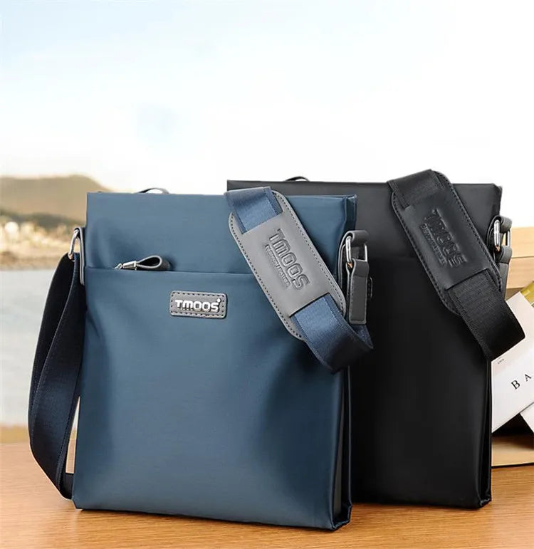 Nuevo bolso de hombro para hombre, moda británica, estilo informal, diseño de alta calidad, bolso mensajero multifunción de gran capacidad