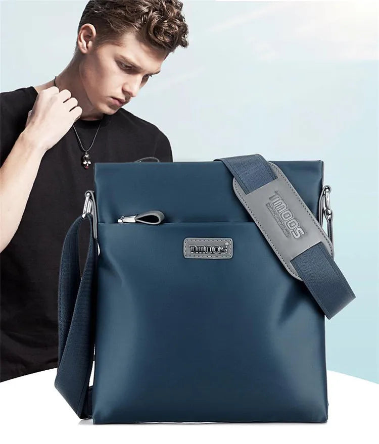 Nuevo bolso de hombro para hombre, moda británica, estilo informal, diseño de alta calidad, bolso mensajero multifunción de gran capacidad