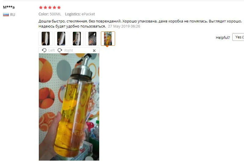 Botella de Vidrio para Aceite y Vinagre, para Cocinar, Guardar Salsas, Dispensador, Creativo, Accesorio para Cocina