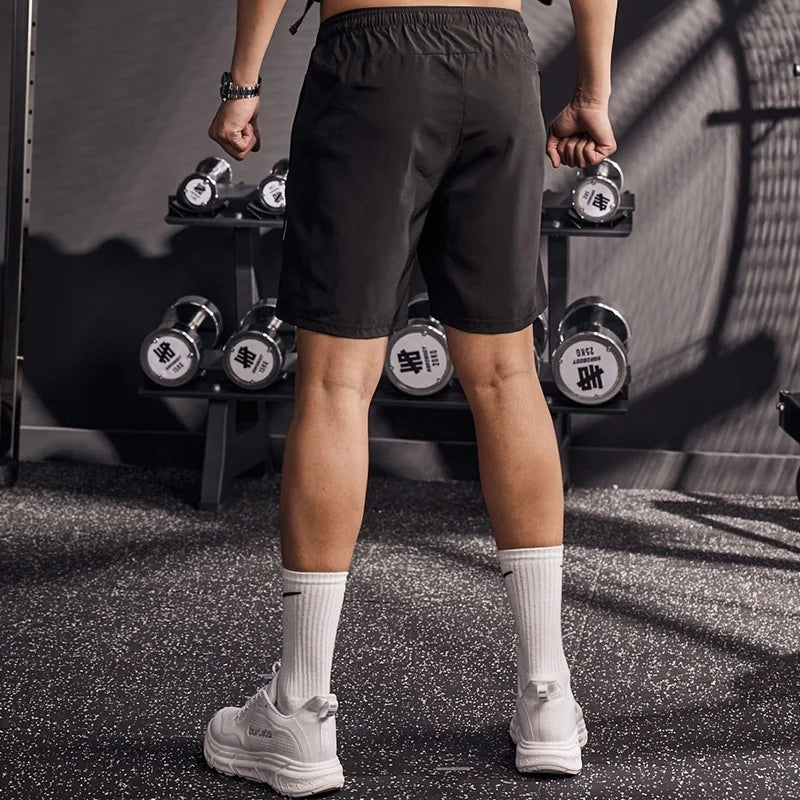 Custom Logo Breathable Plus Size Gym Wear Men's Workout Running Basketball Tennis Padel Pickleball Shorts with Back Pocket