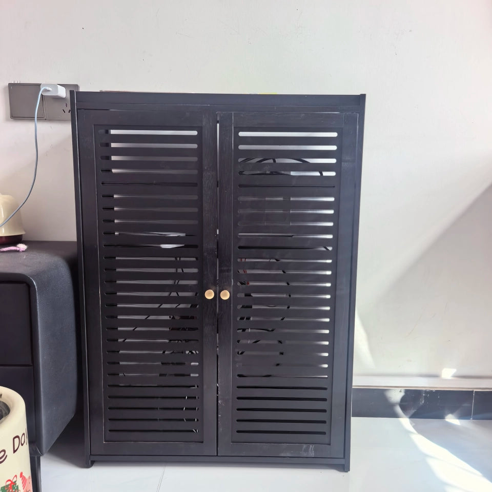 Caja de almacenamiento de enrutador de madera maciza, organizador de gabinete Multimedia, estante multimedia a prueba de polvo, estante de módem WiFi para configuración de electrónica del hogar