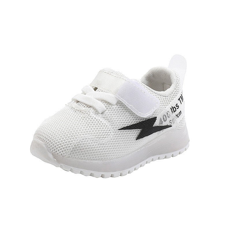 Zapatillas nuevas de moda de otoño con luces LED, zapatos para niño, zapatillas ligeras de malla transpirable para chico, zapatos deportivos informales cómodos Retro 2025