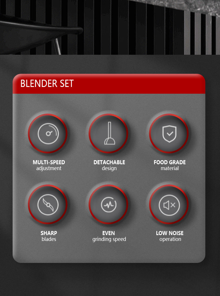 Licuadora doméstica 2026, palo de cocina multifuncional de 1500w, máquina de alimentos auxiliar para bebés pequeños, picadora de carne, procesador de alimentos