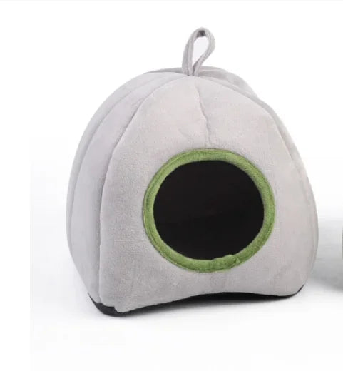 Casa para hámster, jaula para conejillo de indias, casa de algodón para hámster, nido de Animal PEQUEÑO, cama cálida para mascotas para roedores, conejillos de indias, ratas y erizos