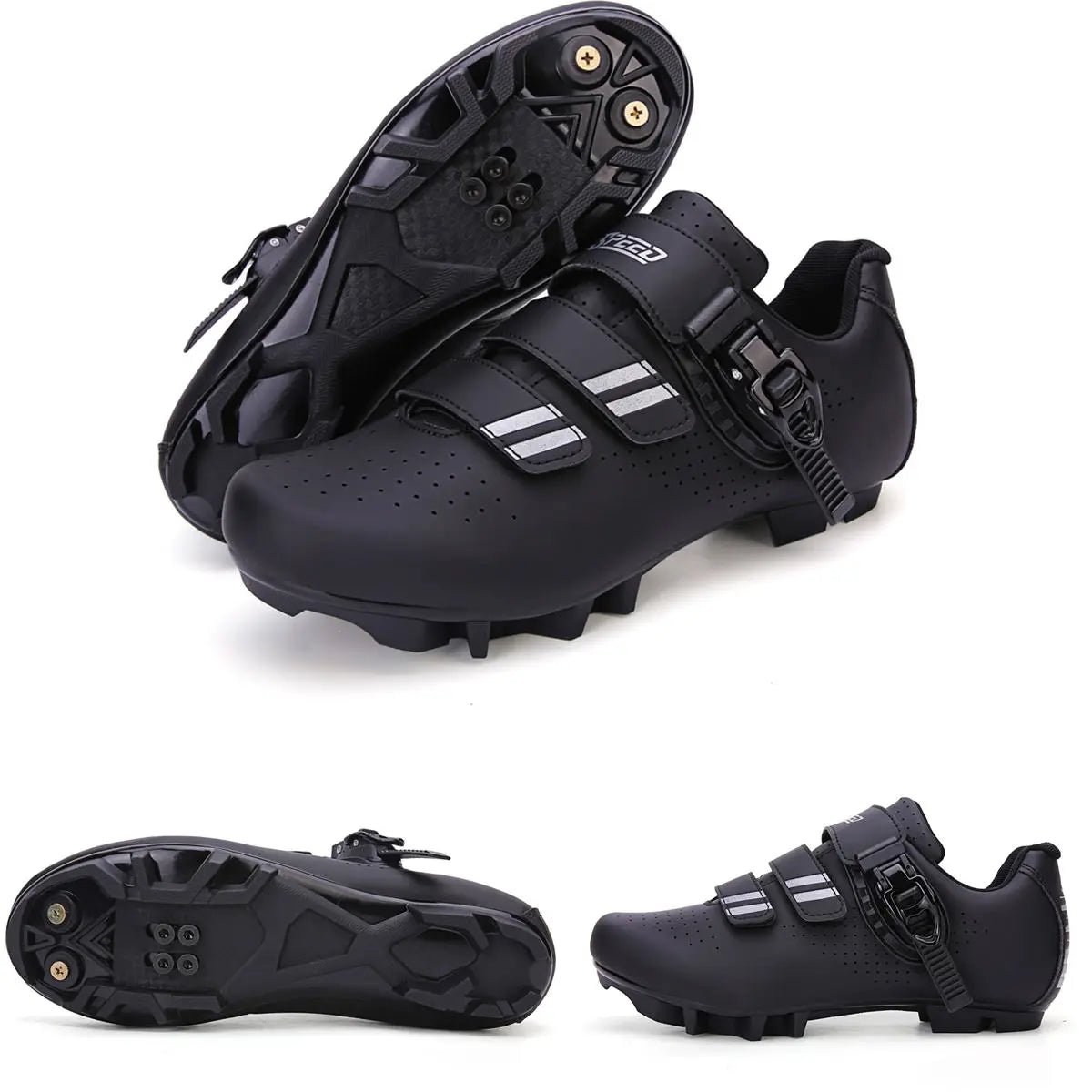 Zapatos de ciclismo para hombre con tacos Look Delta: zapatos giratorios compatibles con peloton con zapatos de bicicleta de carretera con clip Spd para hombres y mujeres
