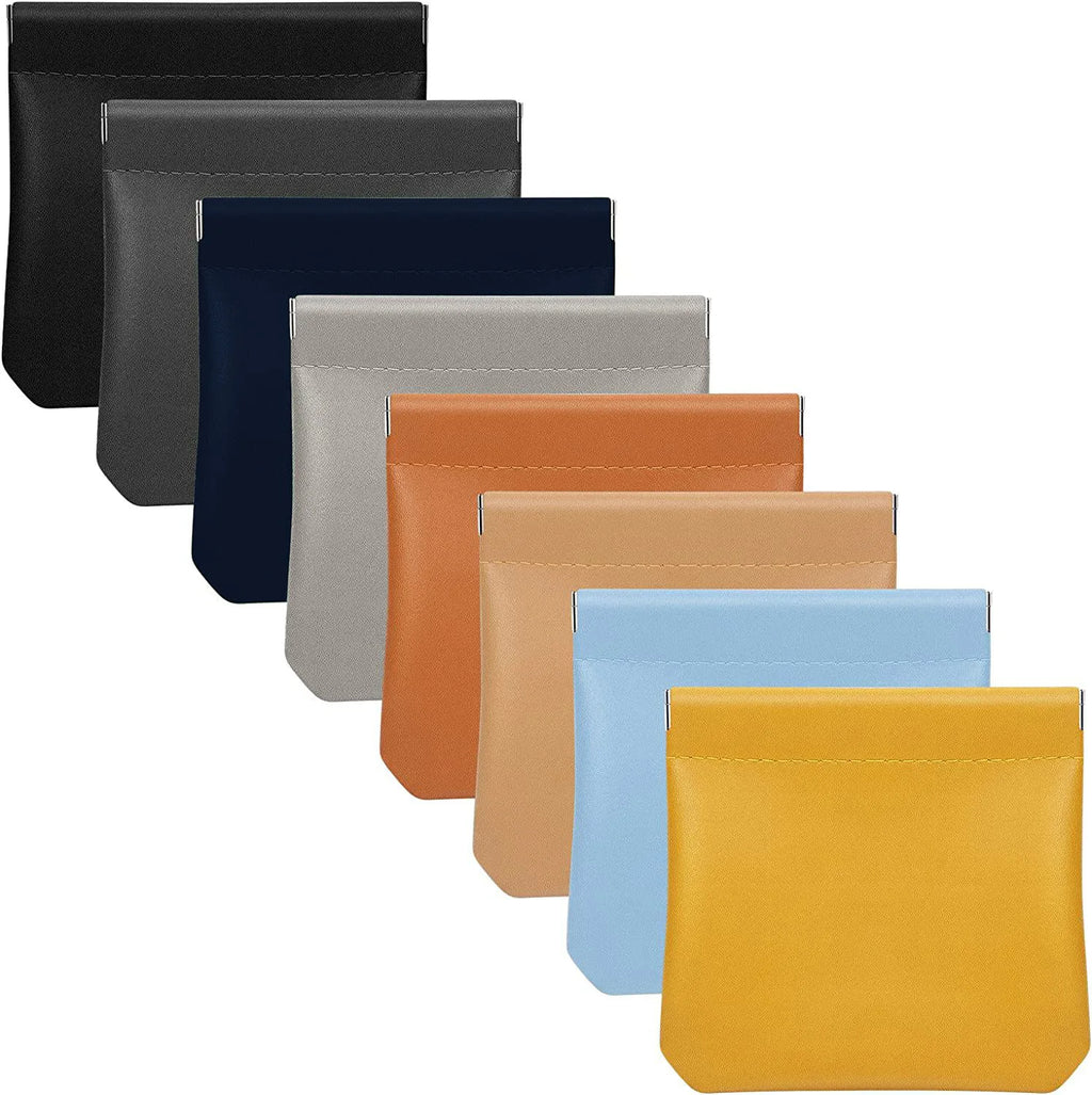 Monedero de cuero Pu para mujer y hombre, Mini cartera corta pequeña, monedero, llave para cambiar dinero, auriculares, tarjetero para niños y niñas