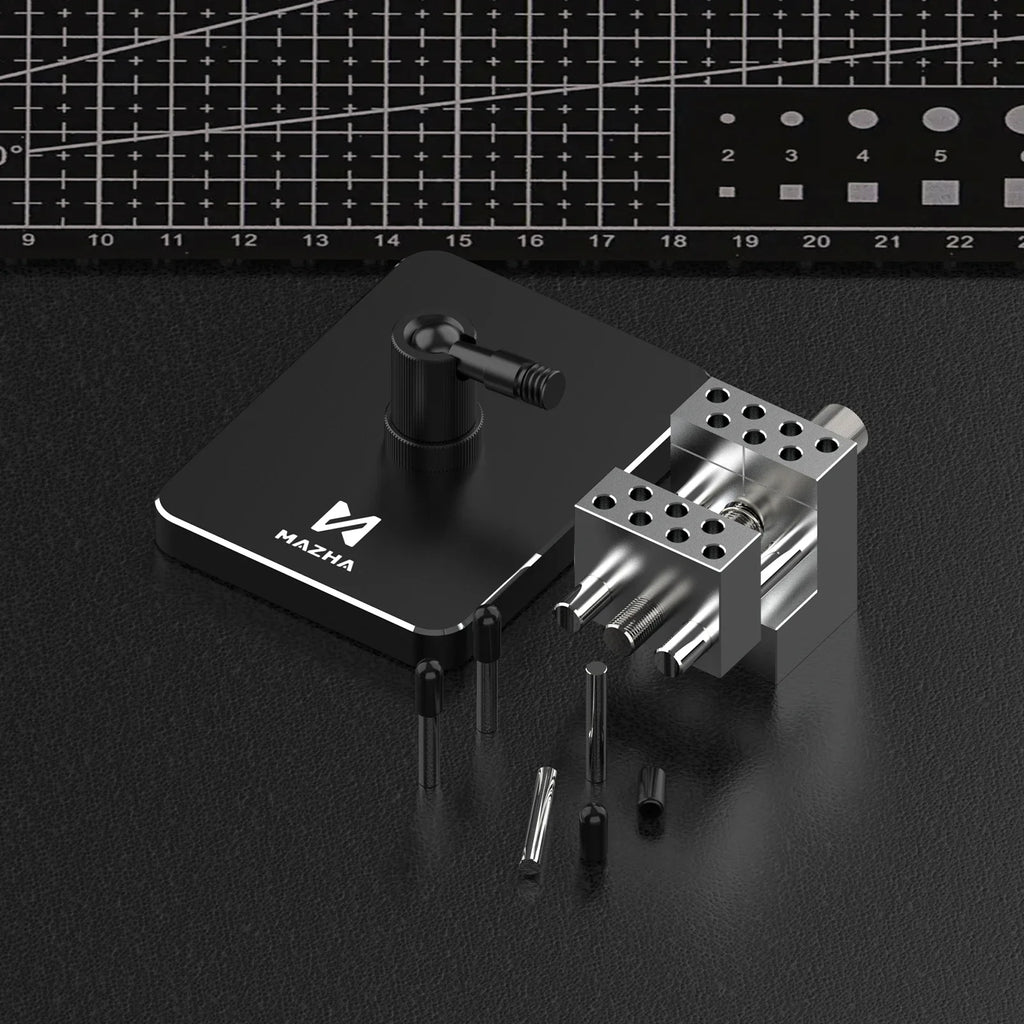 MAZHA T0010 Mini tornillo de banco de mesa portátil 2 en 1, abrazadera ajustable compacta para modelar Hobby, accesorios de herramientas de precisión DIY