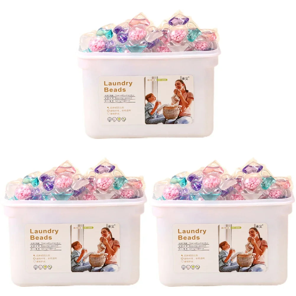 50-150 Uds. Cuentas de lavandería, cuentas aromáticas para lavadora, limpieza profunda y detergente de retención de fragancia duradero