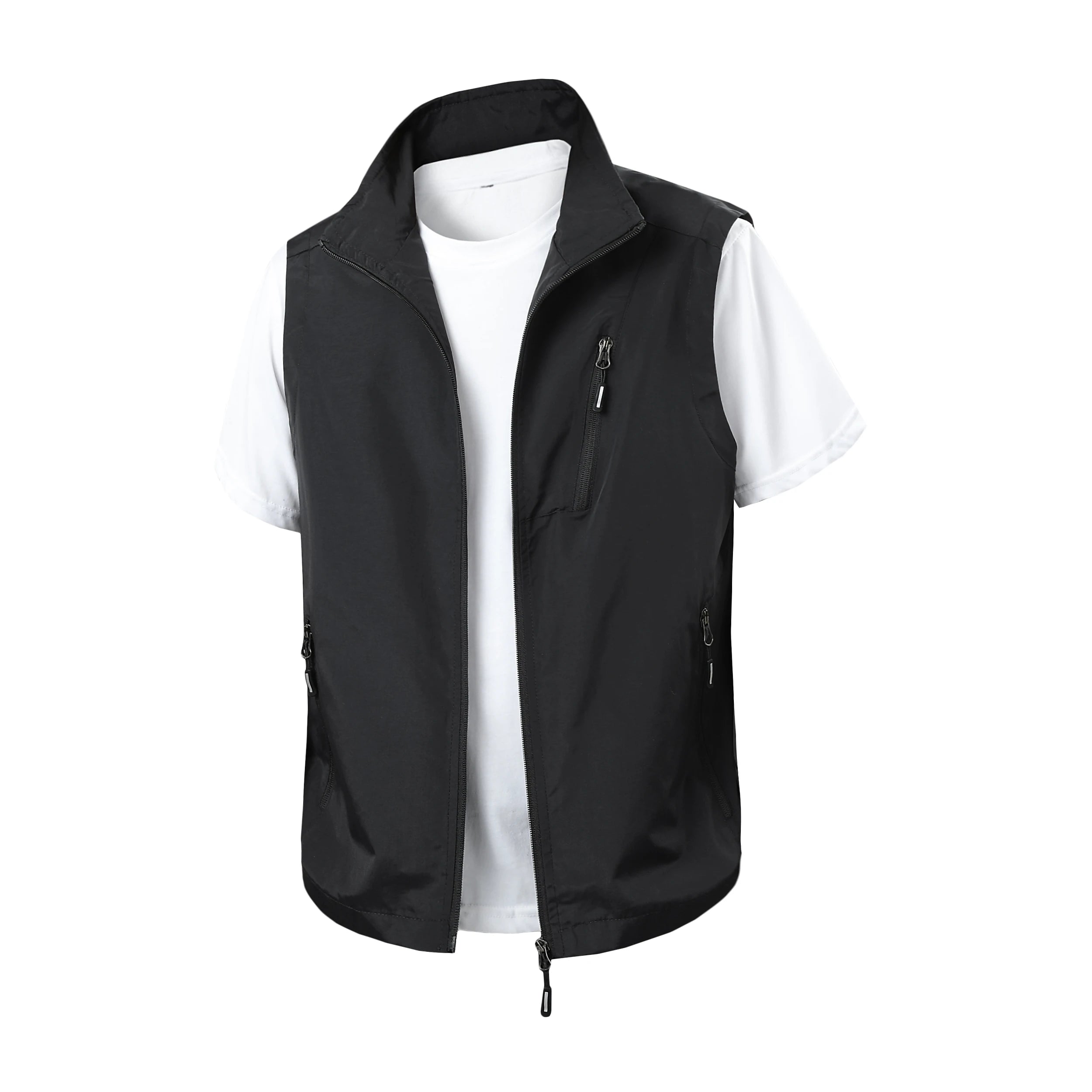 Chaleco acogedor para exteriores, chaleco transpirable de alta calidad para hombres en primavera y otoño, agradable, cálido, montañismo, Camping, a prueba de viento