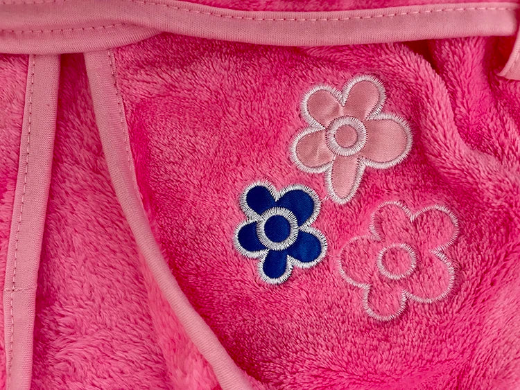 Nuevo Pijama de otoño e invierno para niños, Pijama Infantil de Minnie, Pijama cálido para niñas, pijamas de franela, ropa de dormir de animales para niñas, bata