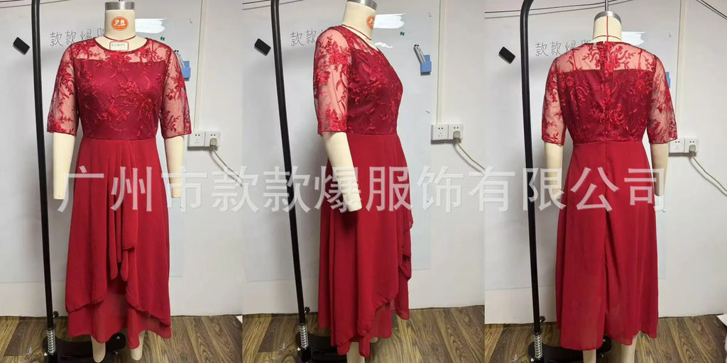 Vestido de noche Vestidos 2026 Mujer elegante temperamento suave SlimI Irregular Color sólido moda banquete gasa francés