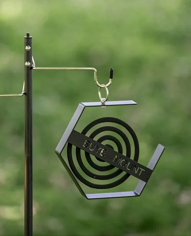 Bandeja de bobina para mosquitos al aire libre, herramientas de Camping, soporte para bobina de mosquitos para senderismo turístico, suministros de Camping, soporte para bobina de mosquitos colgante