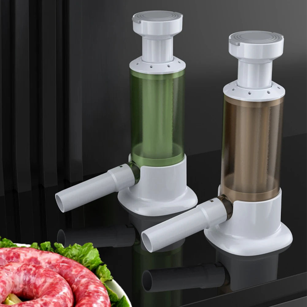 Máquina embutidora de salchichas con tubos de relleno, embutidor de carne, Salami, salchichas caseras, herramientas de cocina