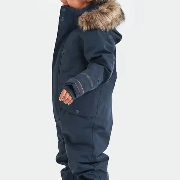 Traje de esquí para niños a prueba de viento impermeable grueso luminoso traje de esquí de una pieza para niños ropa de algodón para hombres y niñas traje de esquí