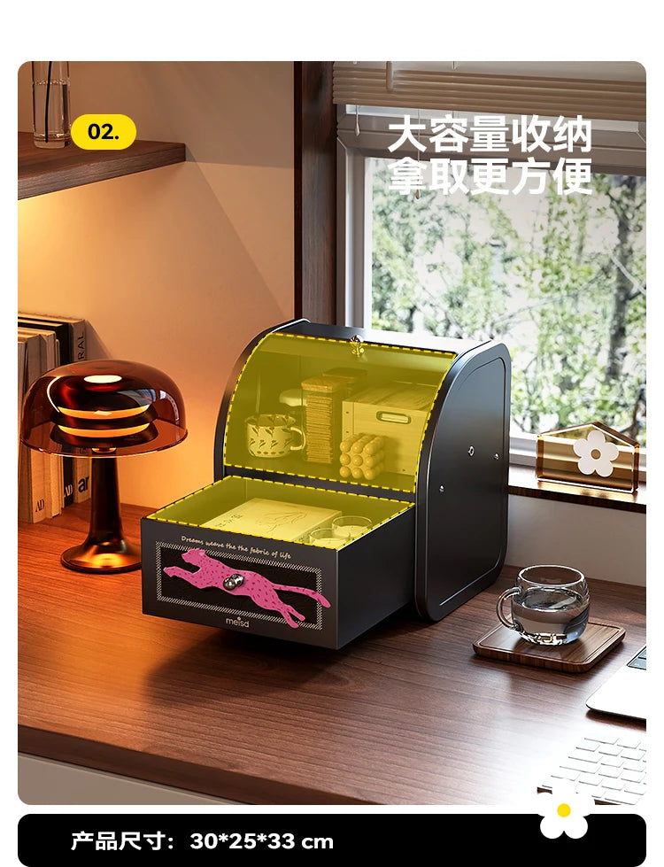 Caja organizadora de escritorio, almacenamiento de cosméticos, cajón de entrada, joyería, lápiz labial, organizador de aperitivos, solución de almacenamiento para el hogar y la cocina