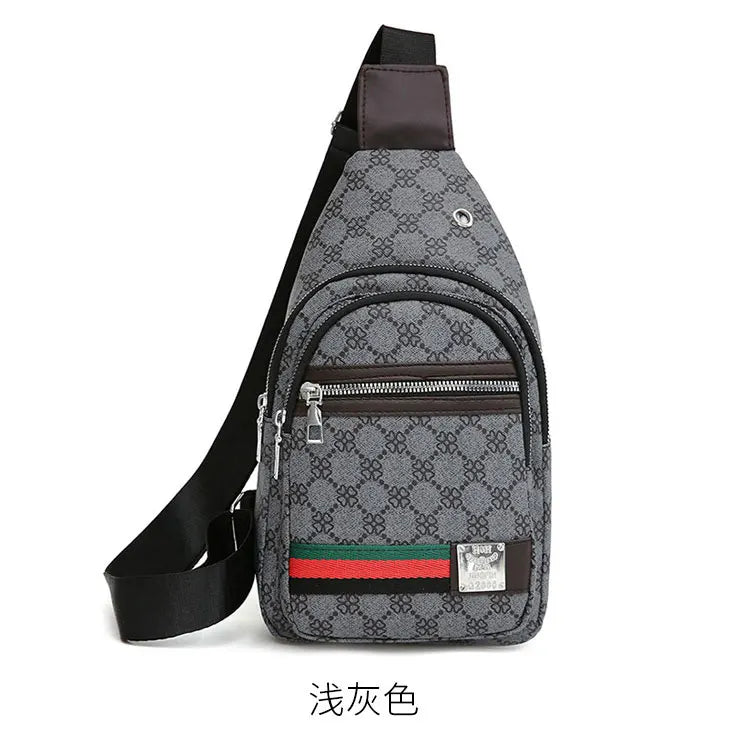 Bolso Mensajero Multifuncional para Hombre, Bolso de Hombro, Bolso Casual Cruzado con Orificio para Auriculares