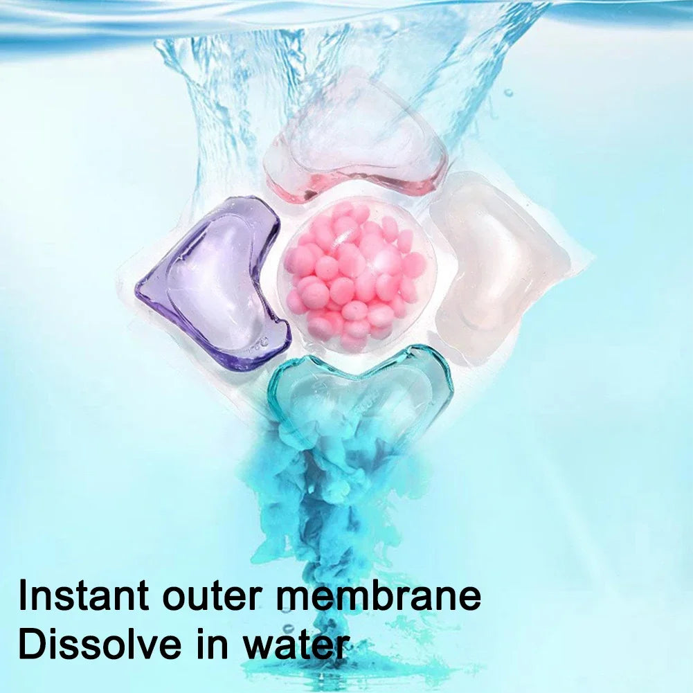 50-150 Uds. Cuentas de lavandería, cuentas aromáticas para lavadora, limpieza profunda y detergente de retención de fragancia duradero