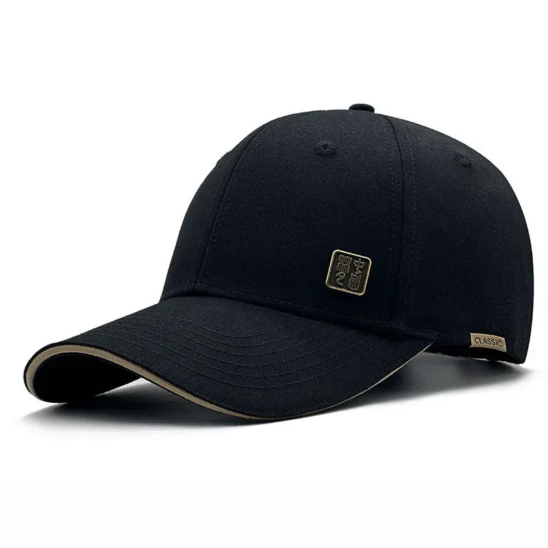 Sombreros de cabeza grande para hombres Gorra de béisbol XXL de algodón de gran tamaño Sombreros de cabeza grande Sombrero de talla grande ajustable 56-65 cm