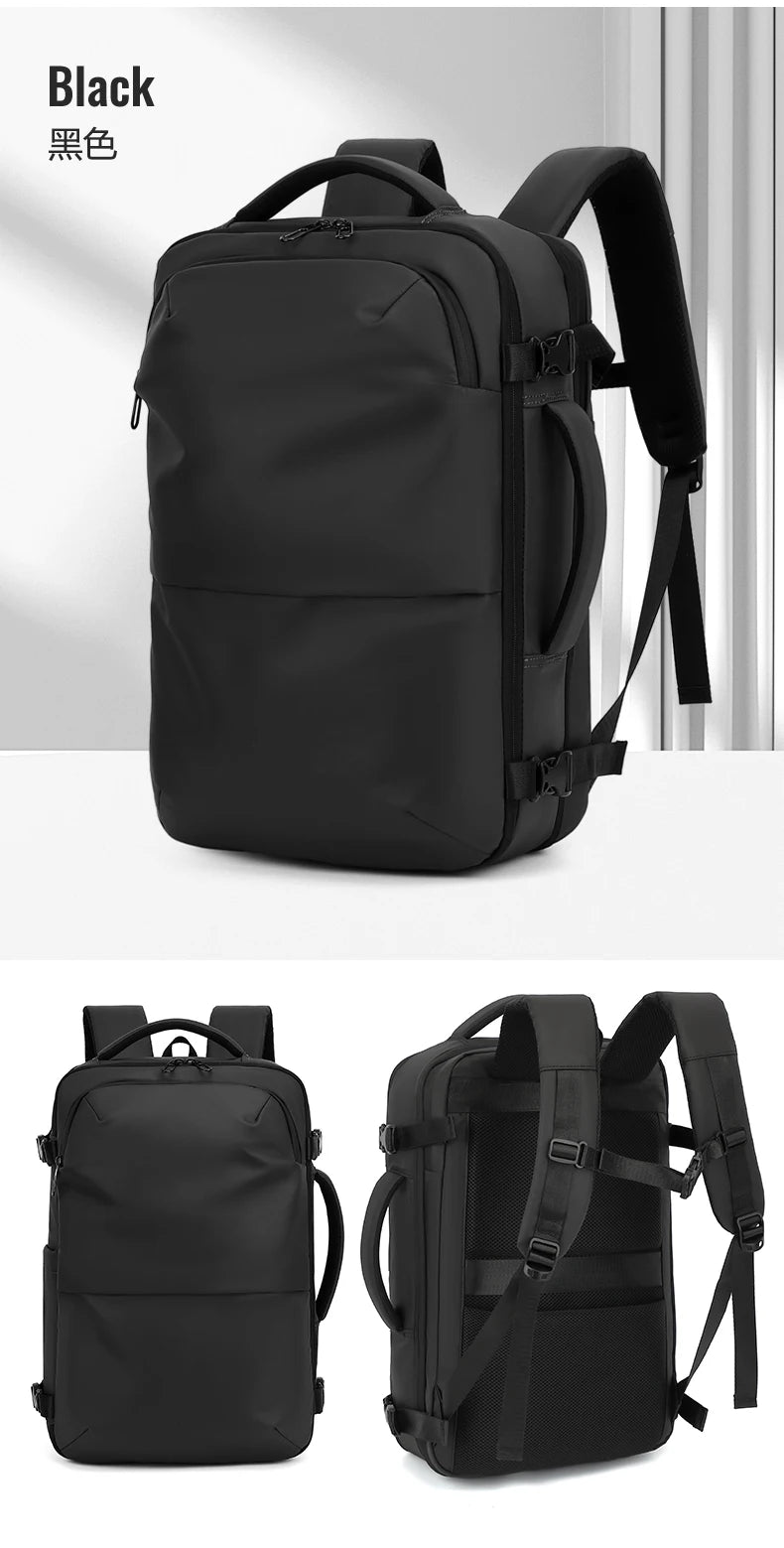 Mochila para hombre, bolsa de viaje multifuncional, compresión al vacío, impermeable, para viajes de negocios, nueva mochila para parejas