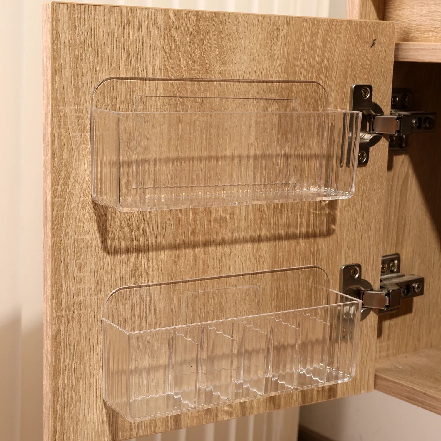 Gabinete caja de almacenamiento de cosméticos estante de almacenamiento montado en la pared lápiz labial joyería estante de almacenamiento soporte de maquillaje estuche organizador de baño