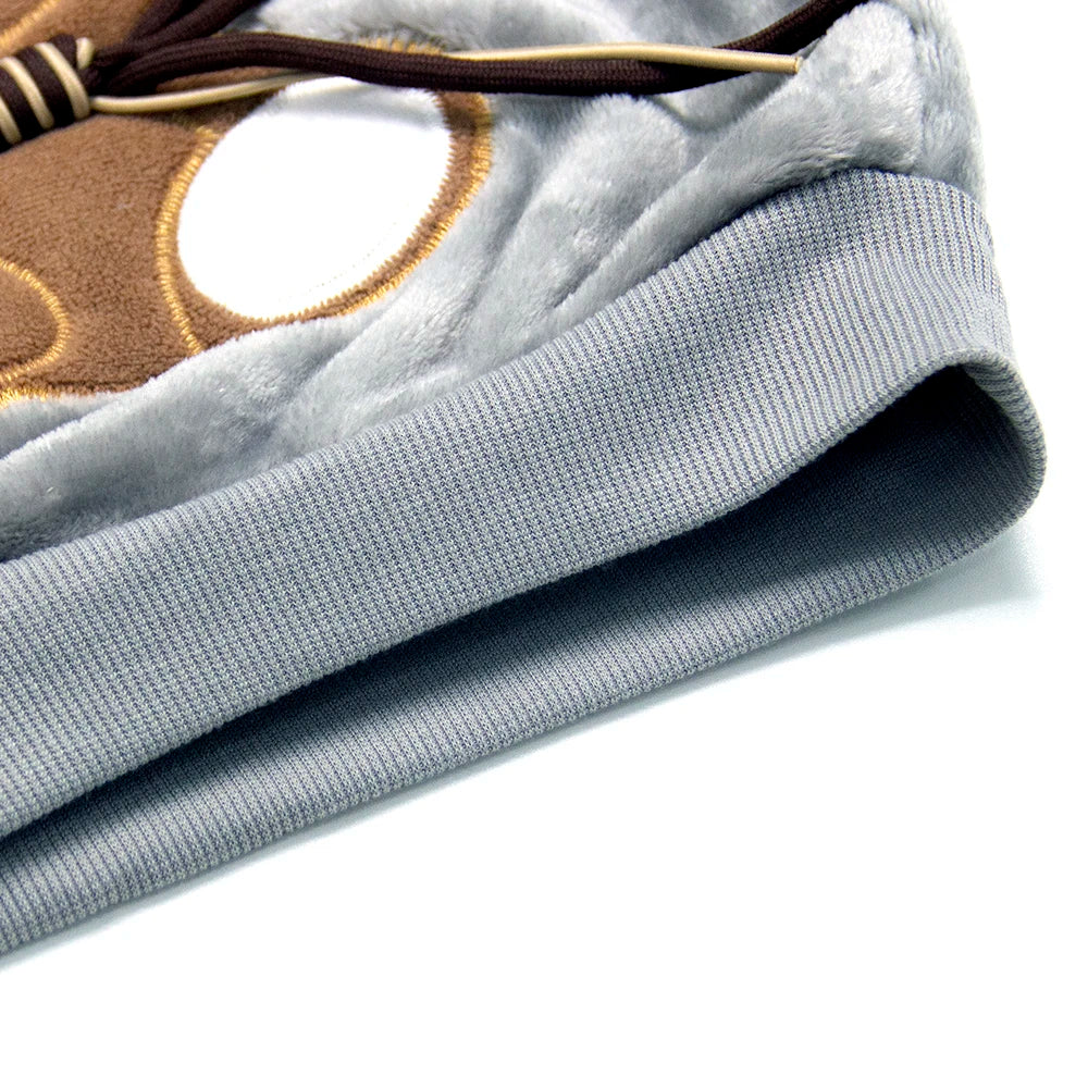 Ropa de invierno para niños, conjunto de pijamas de conejo de dibujos animados de otoño para niñas y niños, conjuntos de 2 uds de forro polar de franela gruesa, ropa de dormir cálida para niños