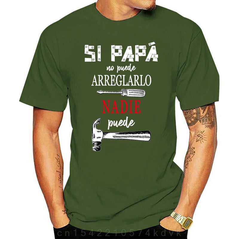 Camiseta de regalo del Día del Padre, camiseta si papá no puedo, Playeras Para Papa Regalos Para el Dia Del Padre Si Papá no Puede, camisetas
