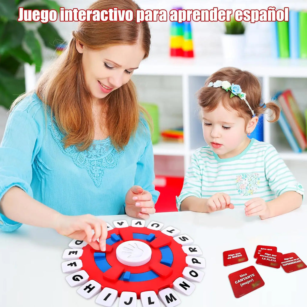 Juego Basta español, juguetes De cartas De reunión familiar De ritmo rápido para adultos y niños, aprendizaje De letras, Lengua española, Juegos De Mesas
