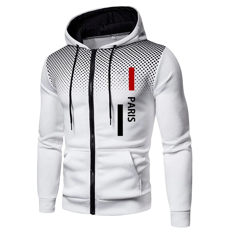 Ropa deportiva para hombre, sudadera con capucha y pantalones de chándal, sudadera deportiva informal urbana con cremallera, traje para correr, trajes de entrenamiento de otoño/invierno