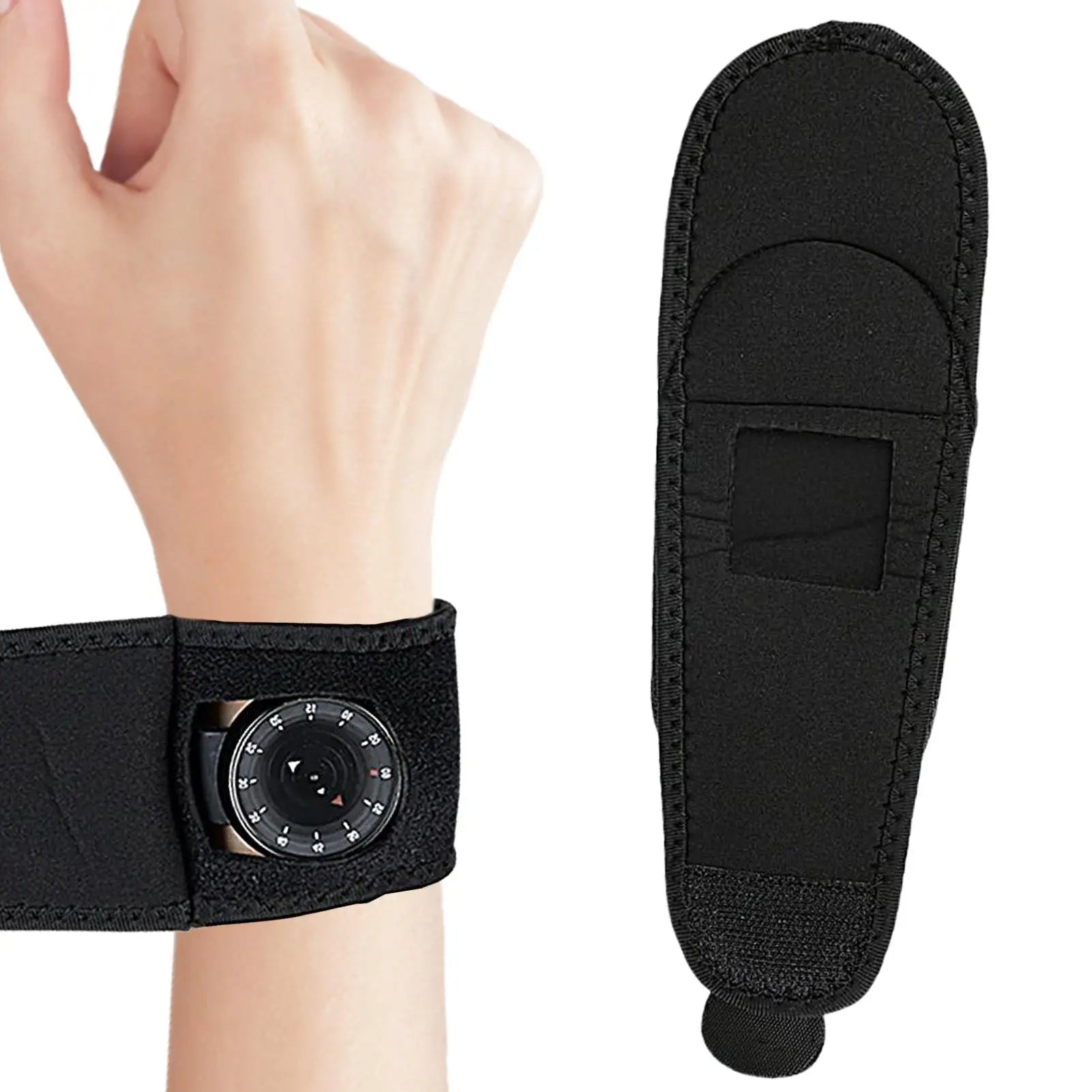 Deportes compresión Fitness bádminton Anti esguince bobinado protección de muñeca transpirable correa ajustable palma de la mano