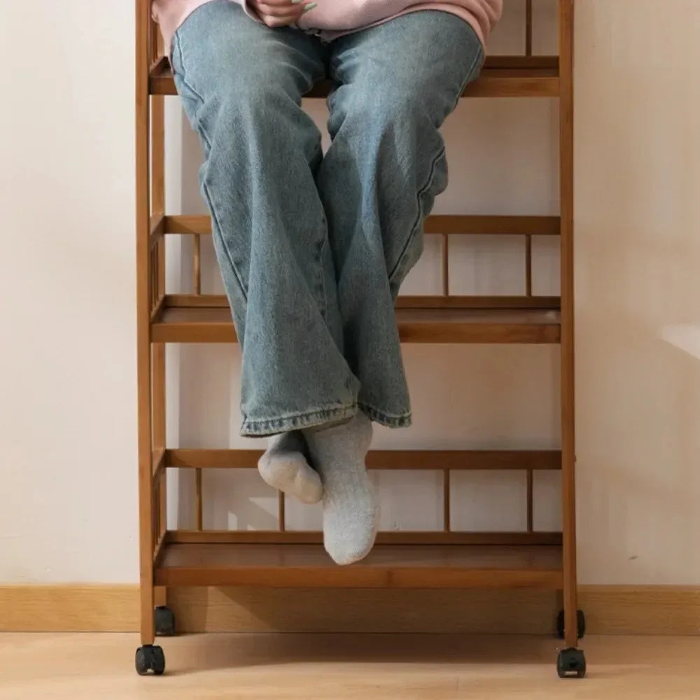 Estante de almacenamiento de pie, estante de almacenamiento móvil, carrito de mano portátil, organizador de aperitivos, gabinete, estante para olla caliente, estantes para verduras de cocina