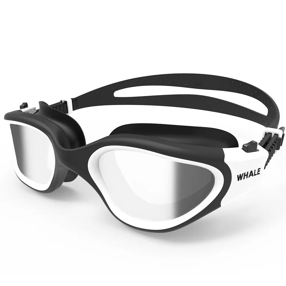 Gafas de natación profesionales antivaho para adultos, lentes de protección UV para hombres y mujeres, gafas de natación de silicona ajustables impermeables en la piscina