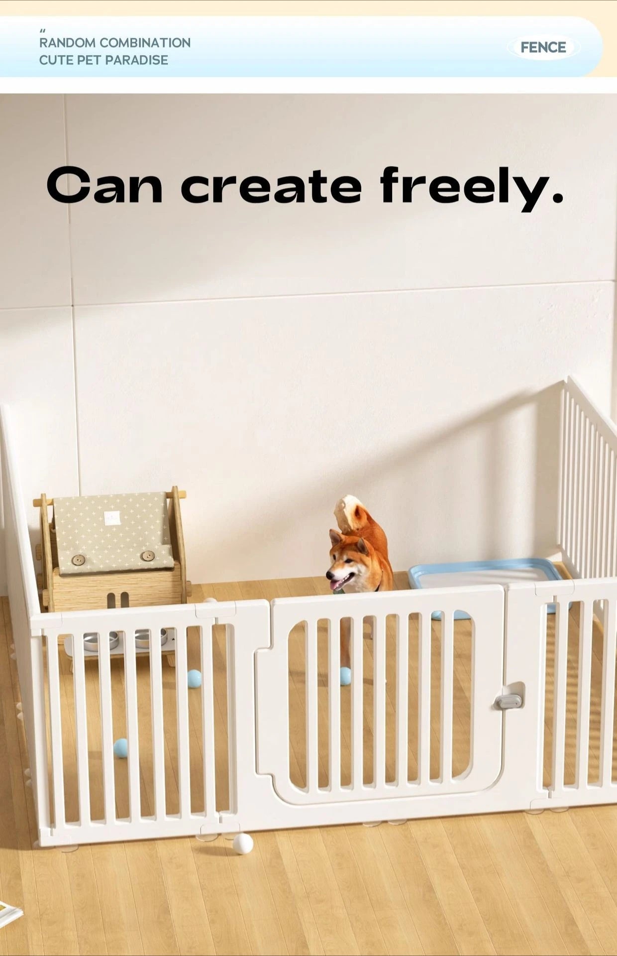 Valla para mascotas, jaula para perros domésticos para interiores, valla para perros pequeños, valla de protección de seguridad especial para interiores, producto de partición portátil para mascotas