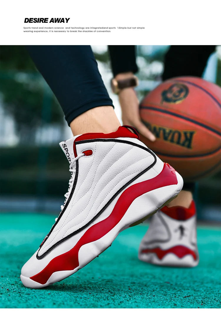 Zapatillas de baloncesto de alta calidad para hombre, zapatillas de baloncesto para hombre, zapatillas de deporte antideslizantes de alta calidad para exteriores