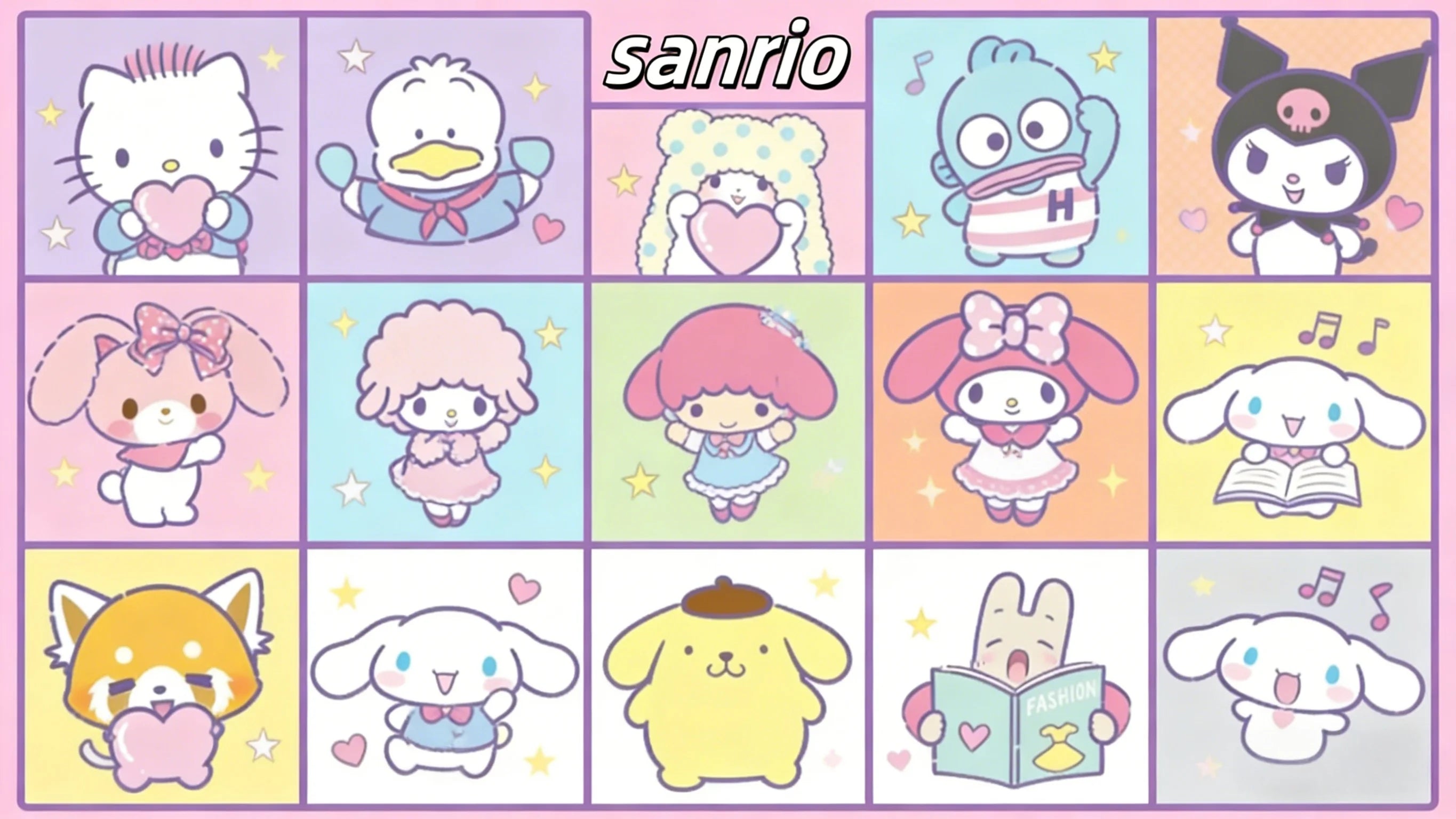 Ropa De Otoño Para Niñas, Ropa Deportiva Para Niños Con Cuello Redondo Estampado De Sanrio Hello Kitty