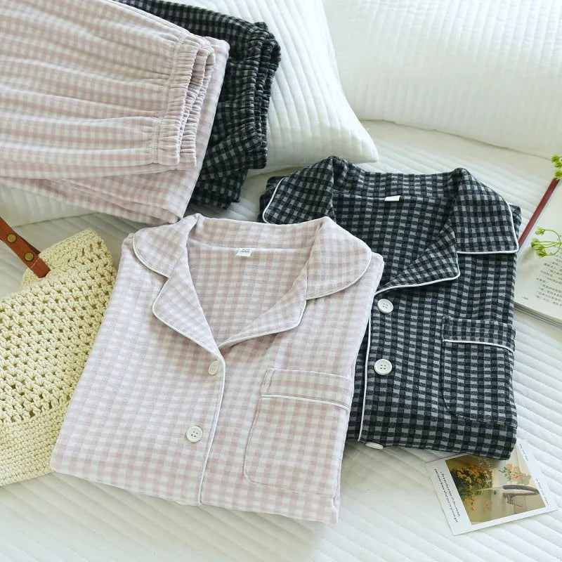 Pijamas de pareja para calentar y mantener el calor, pantalones de manga larga para otoño e invierno, ropa de dormir holgada para mujer, ropa de dormir para hombre
